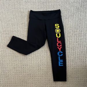 Lululemon x Soul Cycle - cropped black leggings